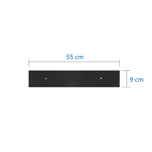 55cm 黑色推水扒膠條 WS 0550/1